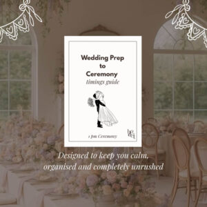 1PM Wedding Ceremony Morning Timeline | PDF
