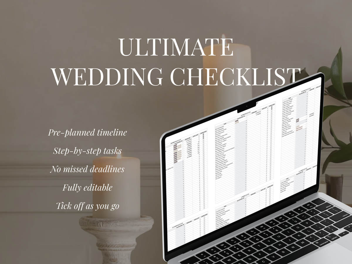 Wedding Planning Checklist Spreadsheet