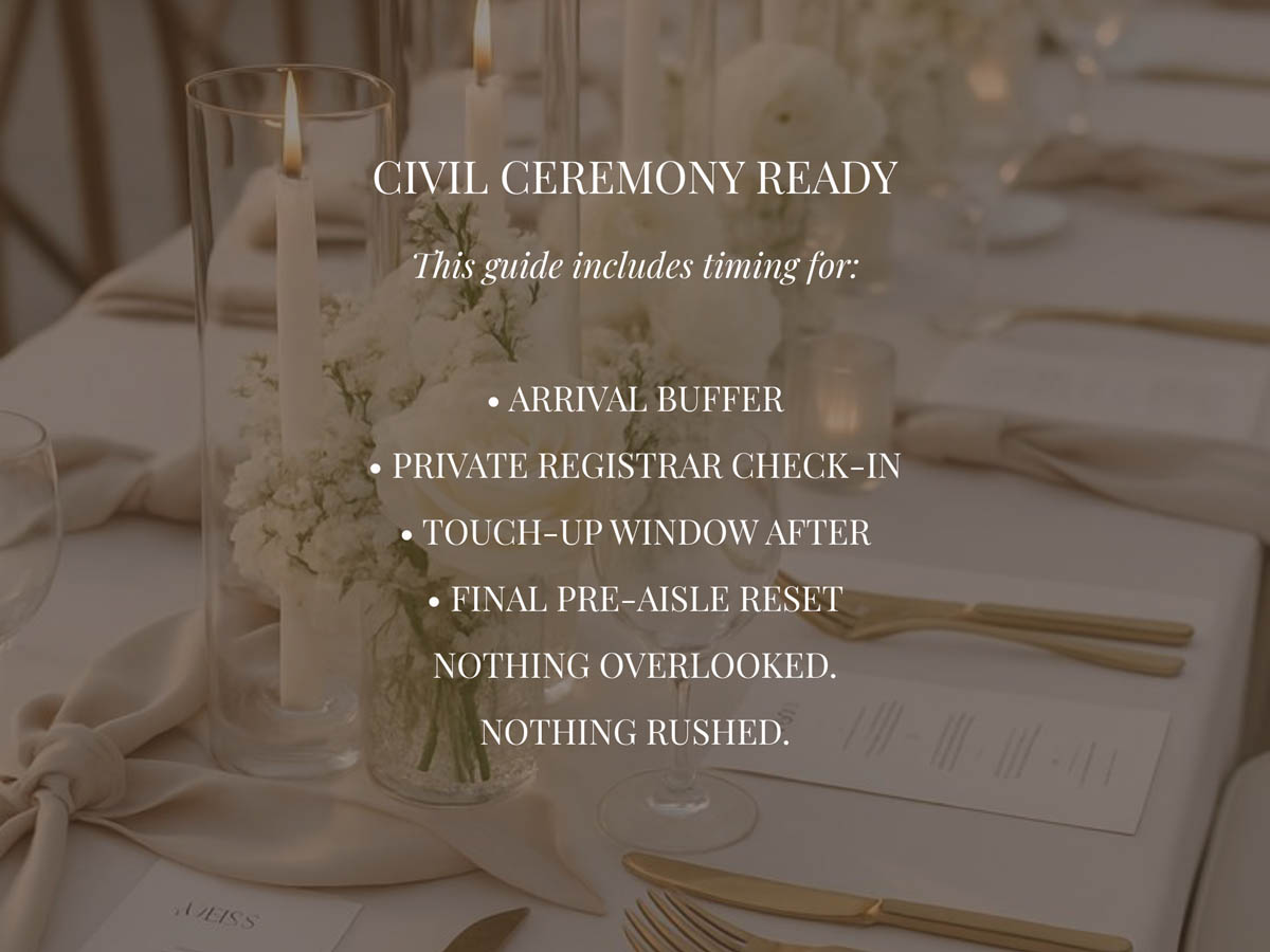 2PM Wedding Ceremony | Morning Timeline PDF - Image 3