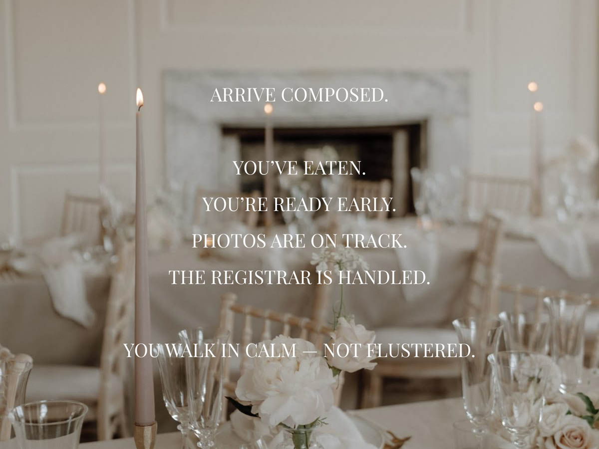 2PM Wedding Ceremony | Morning Timeline PDF - Image 5