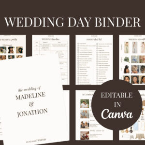 The Ultimate Wedding Day Binder
