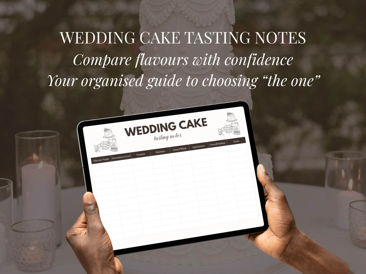 Wedding Cake Tasting Table