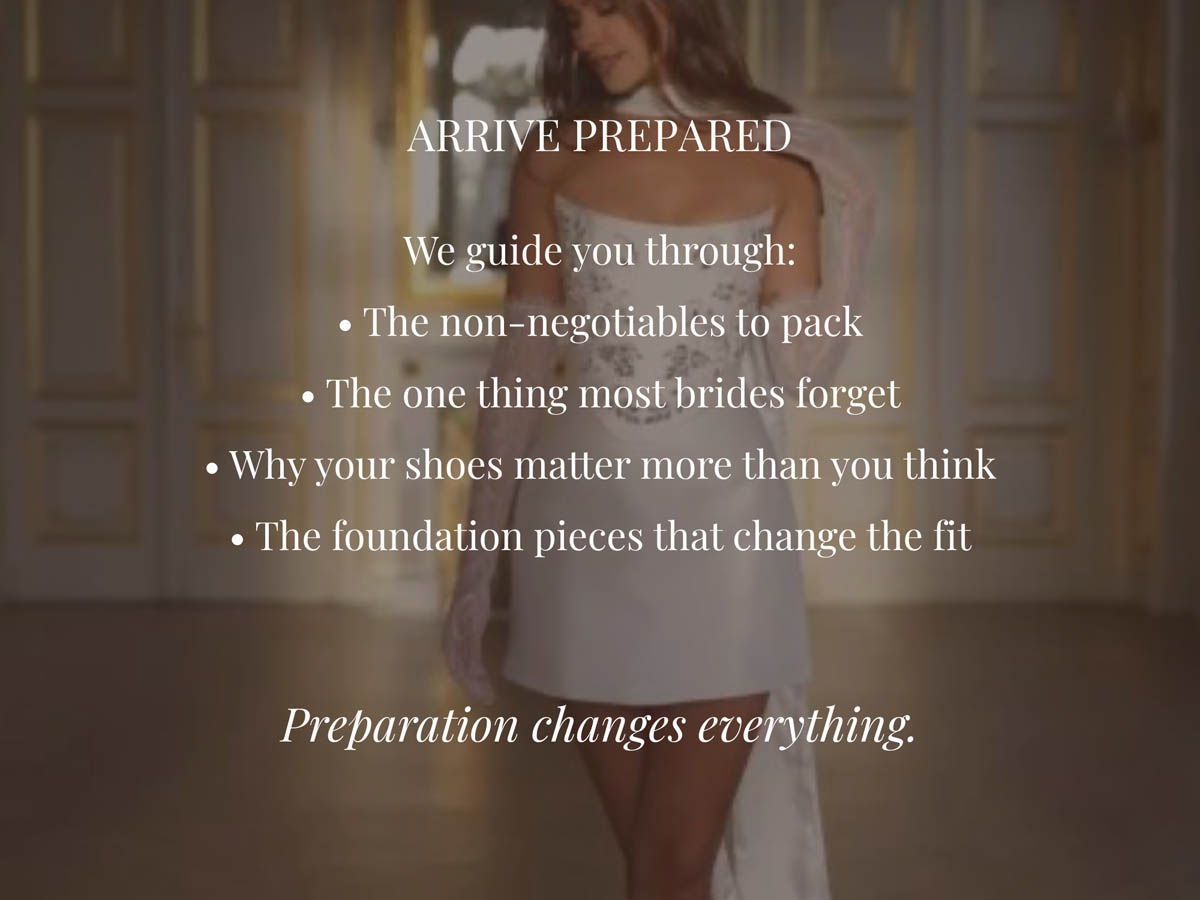 Wedding Dress Fitting Checklist | Printable PDF - Image 5