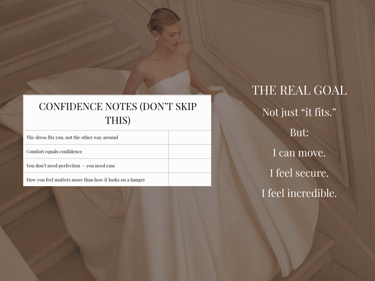 Wedding Dress Fitting Checklist | Printable PDF - Image 2
