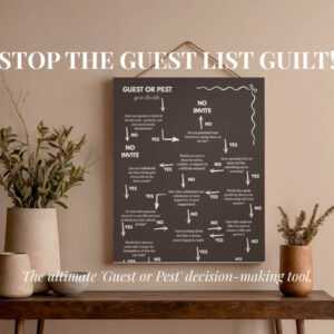 The Ultimate Wedding Guest List Flowchart