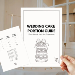 Wedding Cake Portion Guide