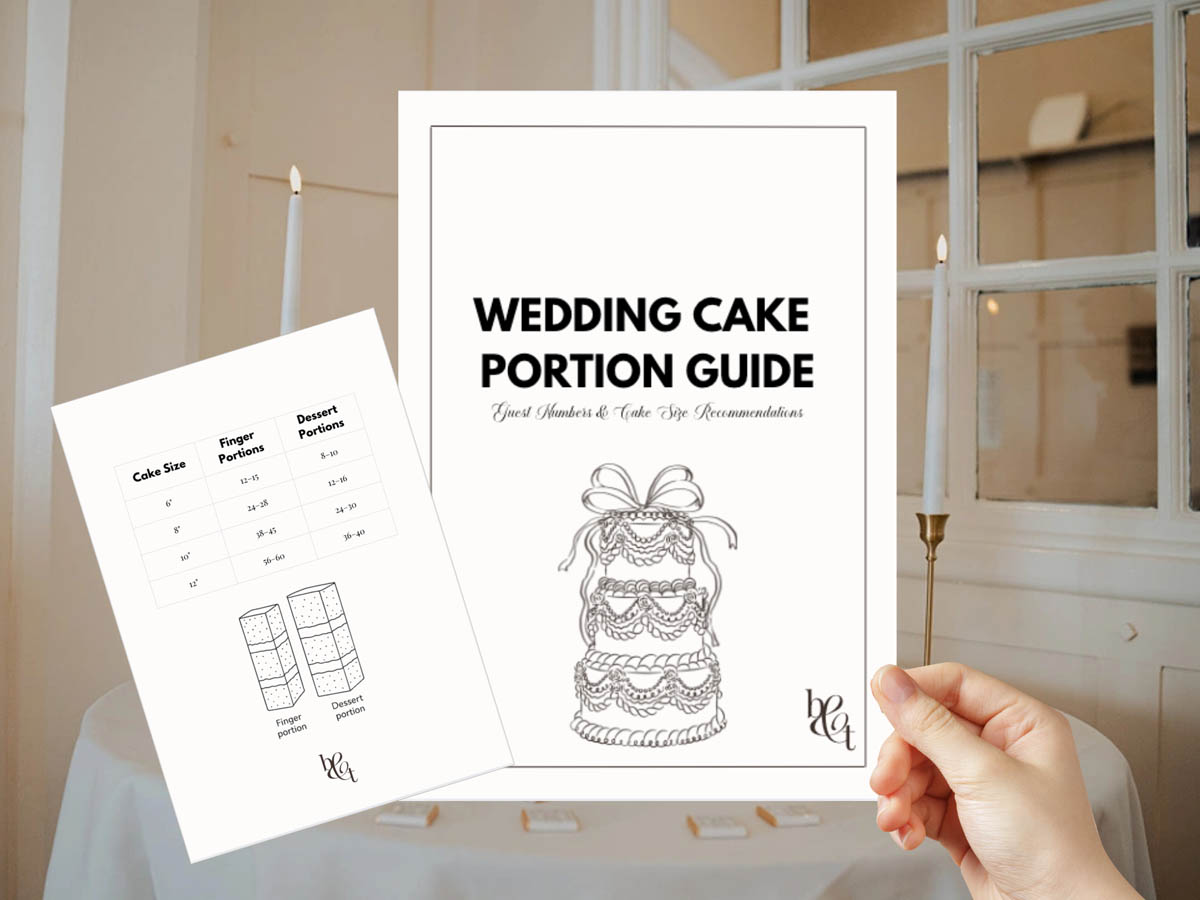 Wedding Cake Portion Guide