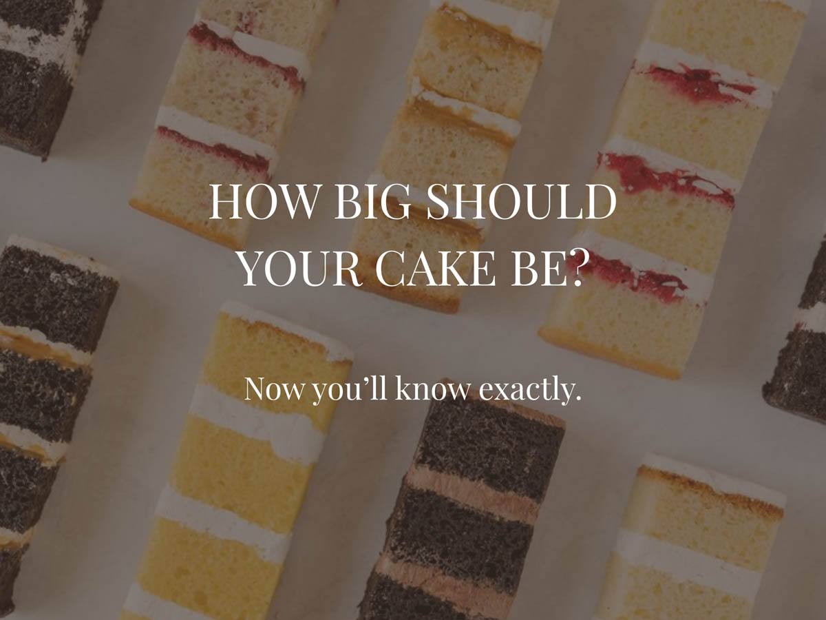 Wedding Cake Portion Guide - Image 3
